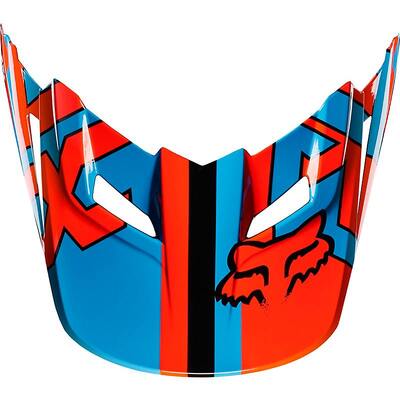 Fox Youth MX17 V1 Falcon Visor - Black/Orange - OS