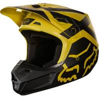 Fox V2 Preme Dark Yellow Helmet