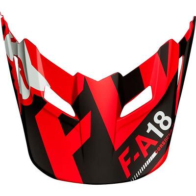 Fox MX18 V1 Sayak Visor - Red