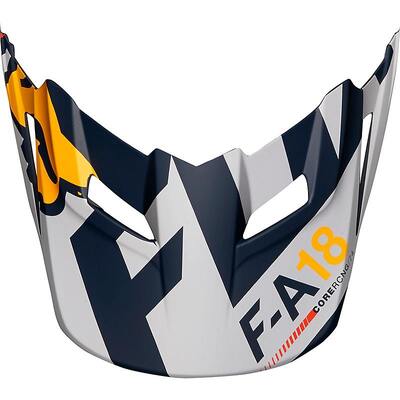 Fox MX18 V1 Sayak Visor - Orange