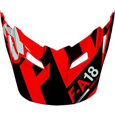 Fox Youth MX18 V1 Sayak Visor - Red - OS