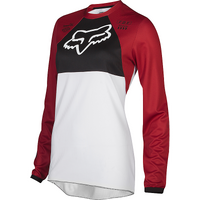 Fox Womens 180 Mata Drip Jersey - Cardinal