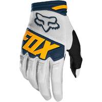 Fox Dirtpaw Race Light Grey Gloves