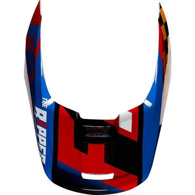 Fox Youth MX19 V1 Czar Visor - Black/Yellow - OS