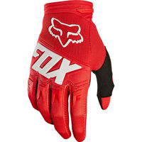 Fox Youth Dirtpaw Race Red Gloves