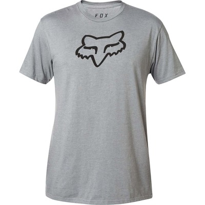 Fox Legacy Fox Head Tee - Heather Graphite