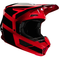 Fox Youth V2 Hayl Flame Red Helmet