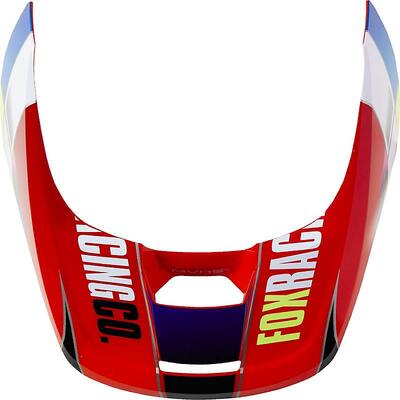 Fox Youth V1 Yorr Visor - MX19 - Blue/Red - OS