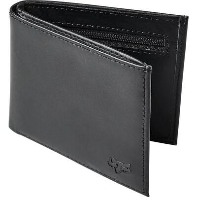 Fox BiFold Leather Wallet - Black - OS