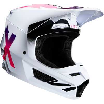 Fox V1 Werd Ece Helmet - White