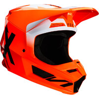 Fox V1 Werd Flo Orange Helmet