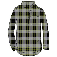 Fox Womens Pines Flannel - Light Grey