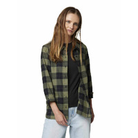 Fox Womens Pines Flannel - Army Green