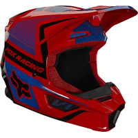 Fox V1 Oktiv Helmet - Fluro Red