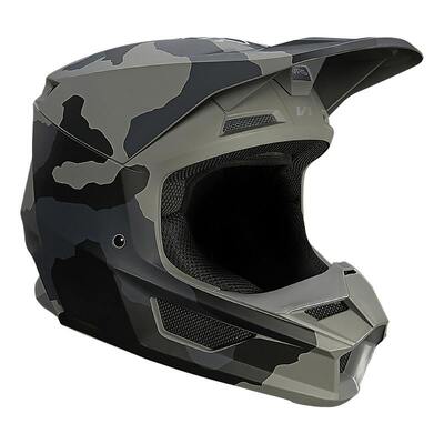 Fox Youth V1 Trev Helmet - Black Camo