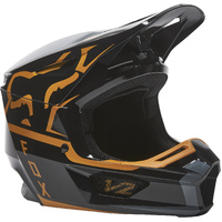 Fox V2 Merz ECE Helmet - Black/Gold