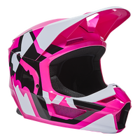 Fox Youth V1 Lux ECE Helmet - Pink