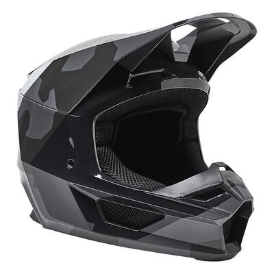 Fox Youth V1 Bnkr Helmet - Black Camo