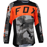 Fox Youth 180 Bnkr Jersey - Grey/Camo