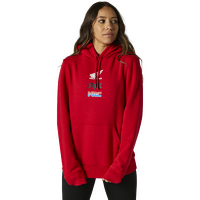 Fox Womens Honda Wing Pull Over Fleece - Flame Red