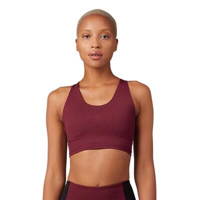 Fox Ladies Motive Midi Bra - Dark Maroon