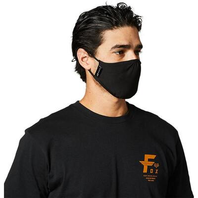 Fox Solid Face Mask - Black - OS