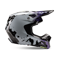 Fox Youth V1 Morphic Helmet - Black/White