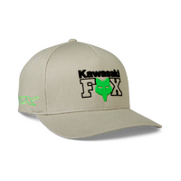 Fox X Kawi Flexfit Hat - Steel Grey