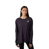 Fox Womens Morphic LS Tee - Black