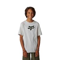 Fox Youth Vzns Camo SS Tee - Light Grey