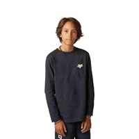 Fox Youth Morphic LS Tee - Black