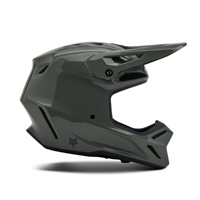 Fox V3 RS Carbon Solid Helmet - Dark Stone - XS