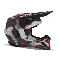 Fox 2024 Youth V1 Atlas Helmet - Grey/Red