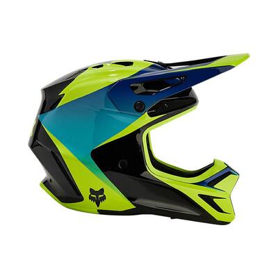 Fox Youth V3 Streak Helmet - Black/Yellow