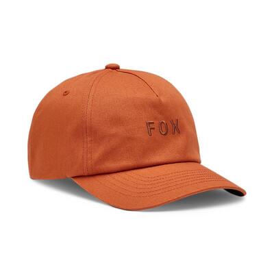 Fox Wordmark Adjustable Hat - Atomic Orange - OS