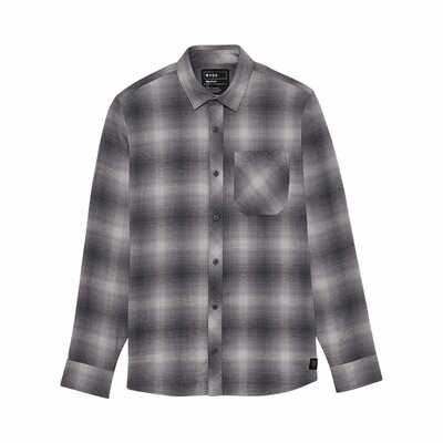 Fox Survivalist Flannel - Light Grey