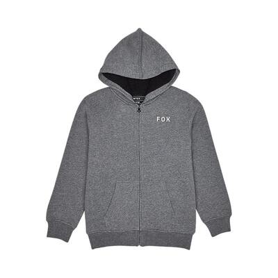 Fox Youth Magnetic Sherpa Zip Fleece - Heather Graphite