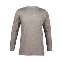 Fox Youth Magnetic LS Tee - Heather Graphite