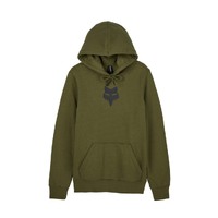 Fox Womens Fox Head Pull Over Fleece - Olive Green