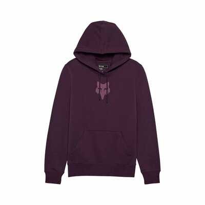 Fox Womens Fox Head Pullover Fleece - Dark Purple