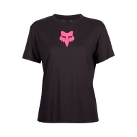 Fox Womens Fox Head SS Tee - Black/Pink