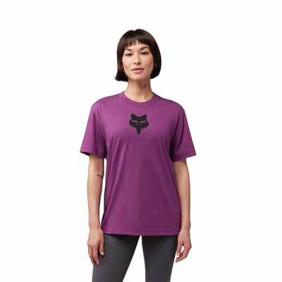 Fox Womens Fox Head Ss Tee - Sangria