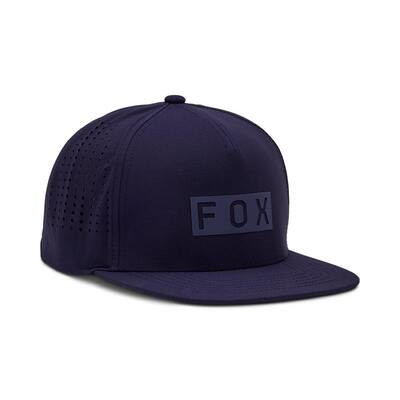 Fox Wordmark Tech Strapback Hat - Midnight Blue - OS