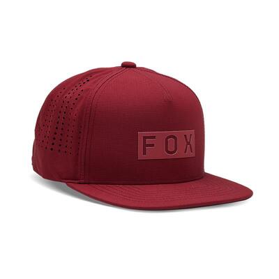 Fox Wordmark Tech Strapback Hat - Scarlet - OS