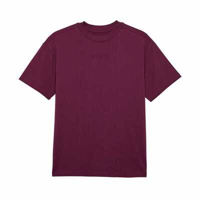 Fox Womens Wordmark Os Ss Tee - Sangria