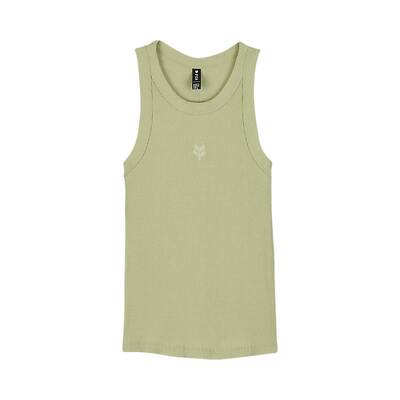 Fox Womens Wordmark Rib Tank - Cactus