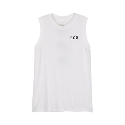 Fox Womens Wayfaring Biker Tank - White