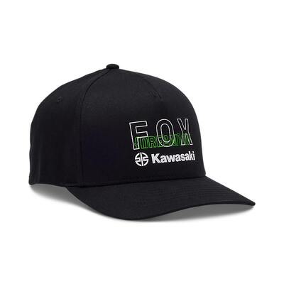 Fox X Kawi Flexfit Hat - Black