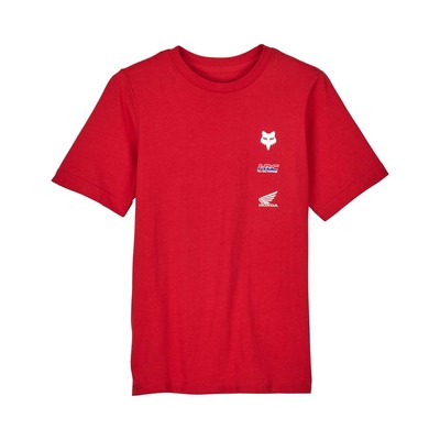 Fox Youth Fox X Honda SS Tee - Flame Red