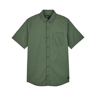 Fox Goger SS Woven Shirt - Hunter Green